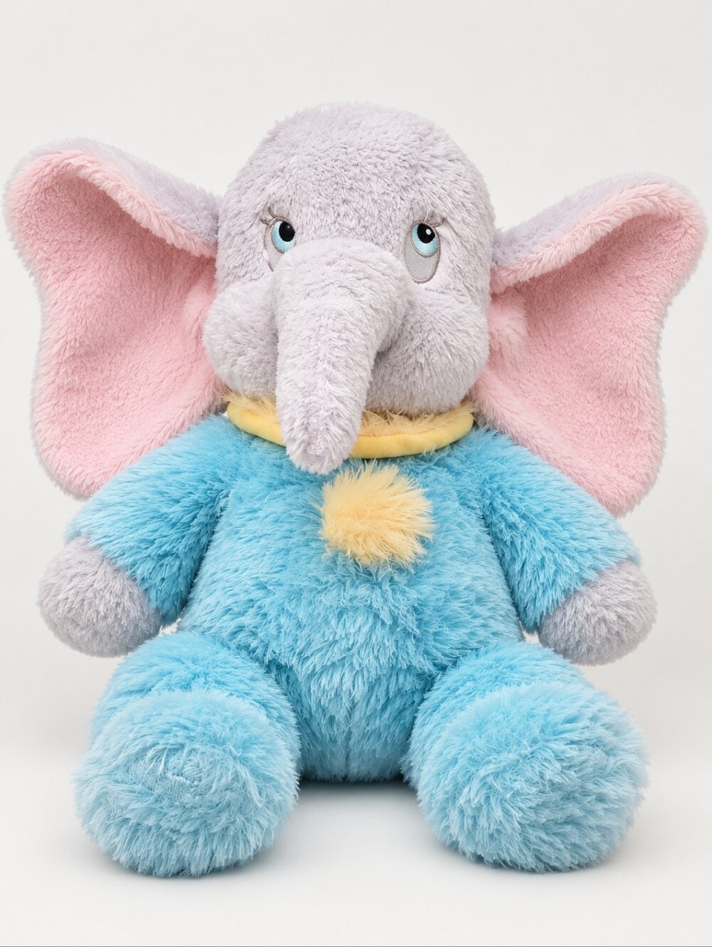 Disney Parks Dumbo Plush Pastel Blue Pink Elephant Stuffed Animal